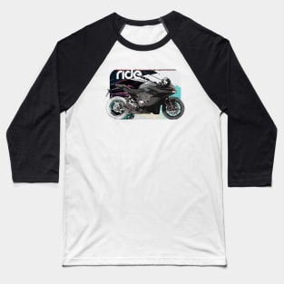 Ride ducati supersport 17 cyber Baseball T-Shirt